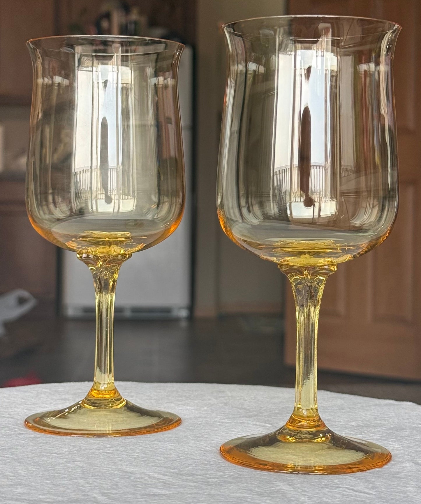 Lenox gold Mist Water Goblet Pair