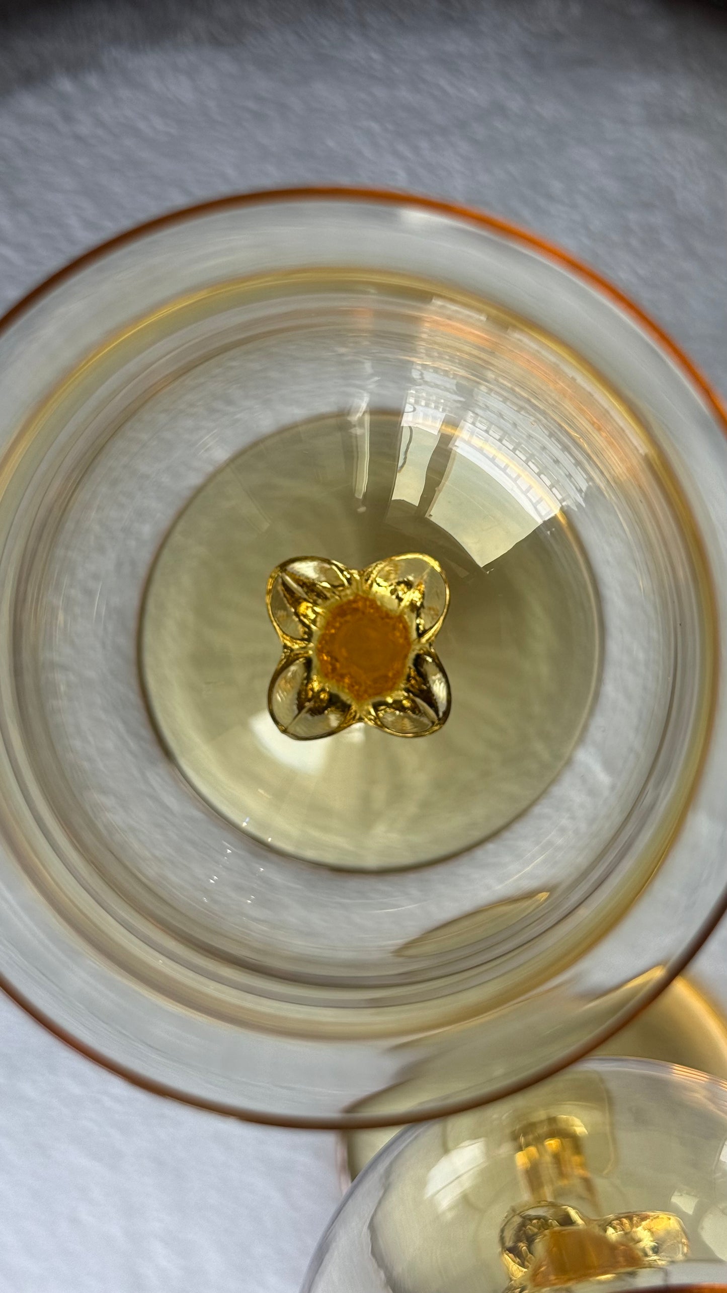 Lenox gold Mist Water Goblet Pair