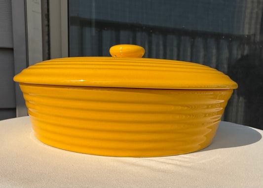 Parini Yellow Stoneware Tortilla Warmer
