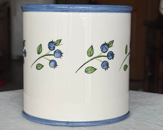 CCD Aroma Kitchen Ceramic Blueberry Crock (4.75")