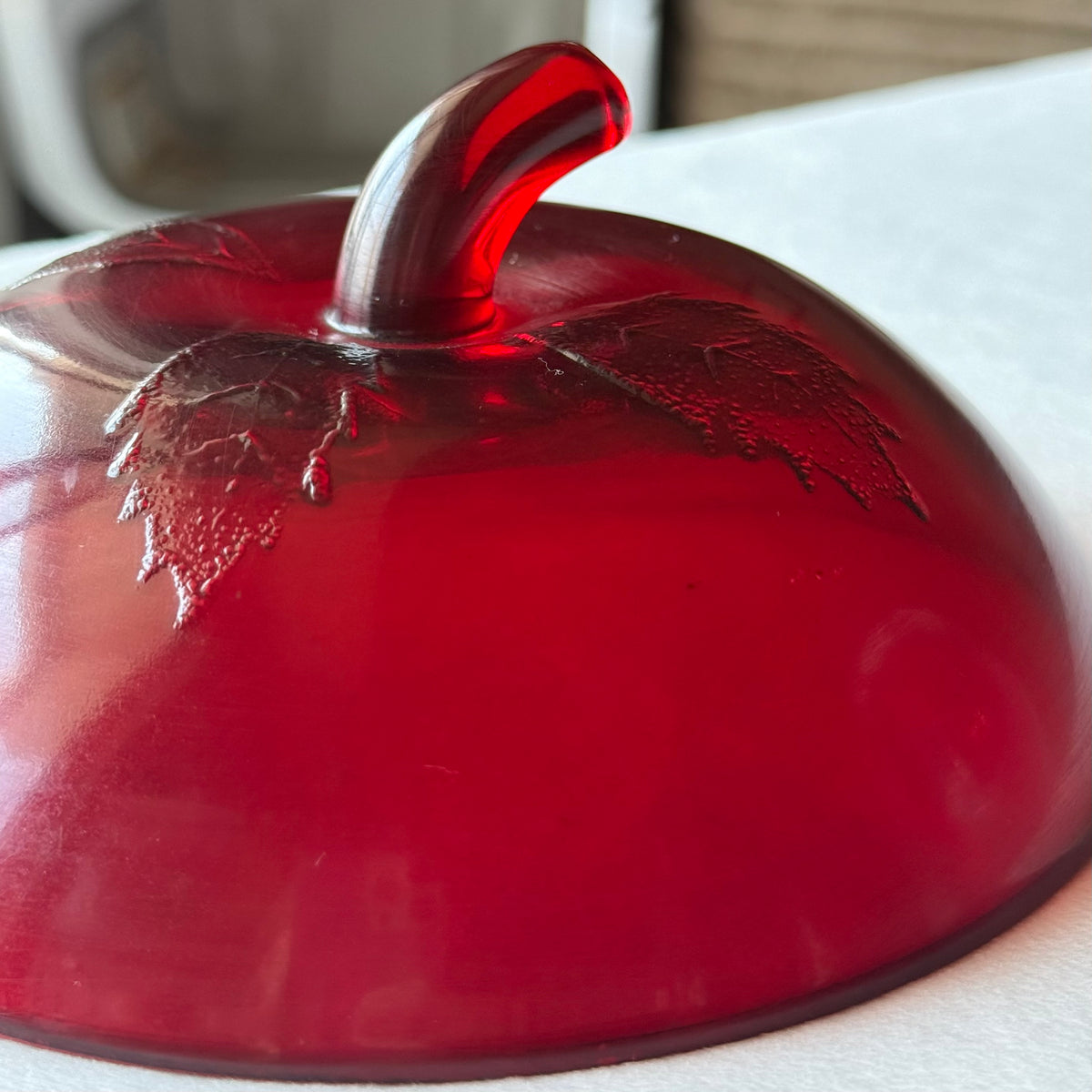 Anchor Hocking Apple Cookie Jar