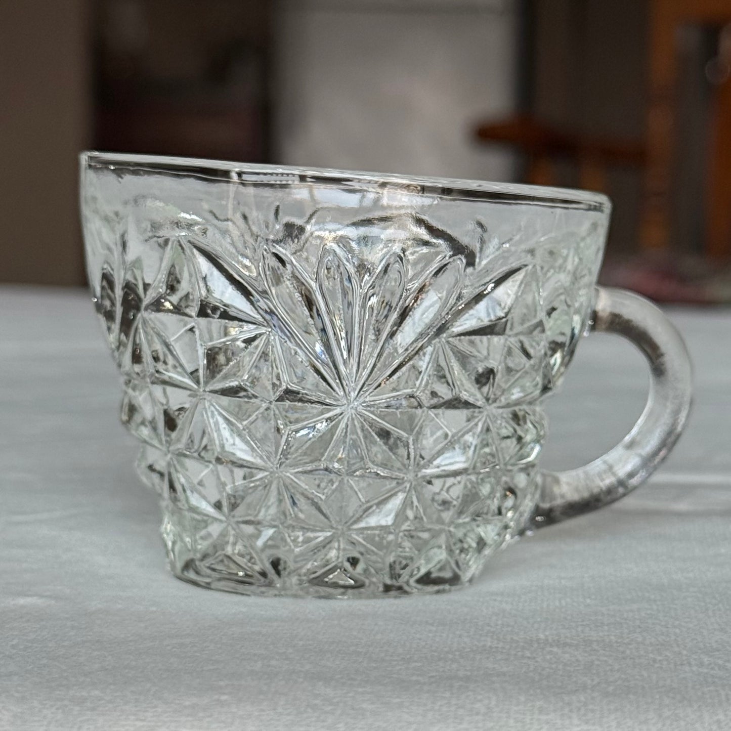 Federal Glass Yorktown Punch Bowl Set