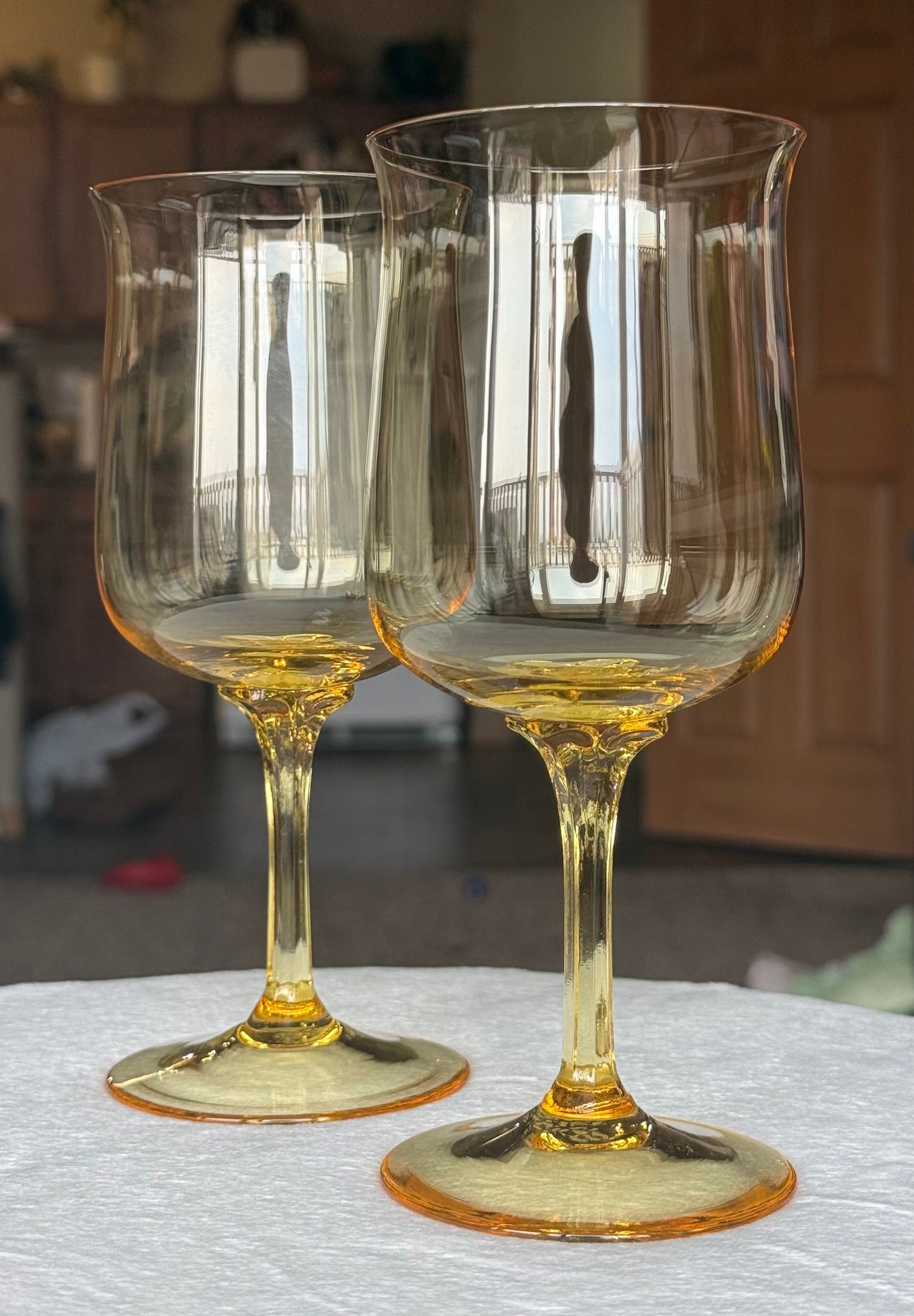 Lenox gold Mist Water Goblet Pair