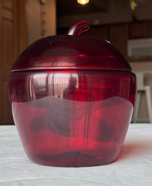Anchor Hocking Apple Cookie Jar